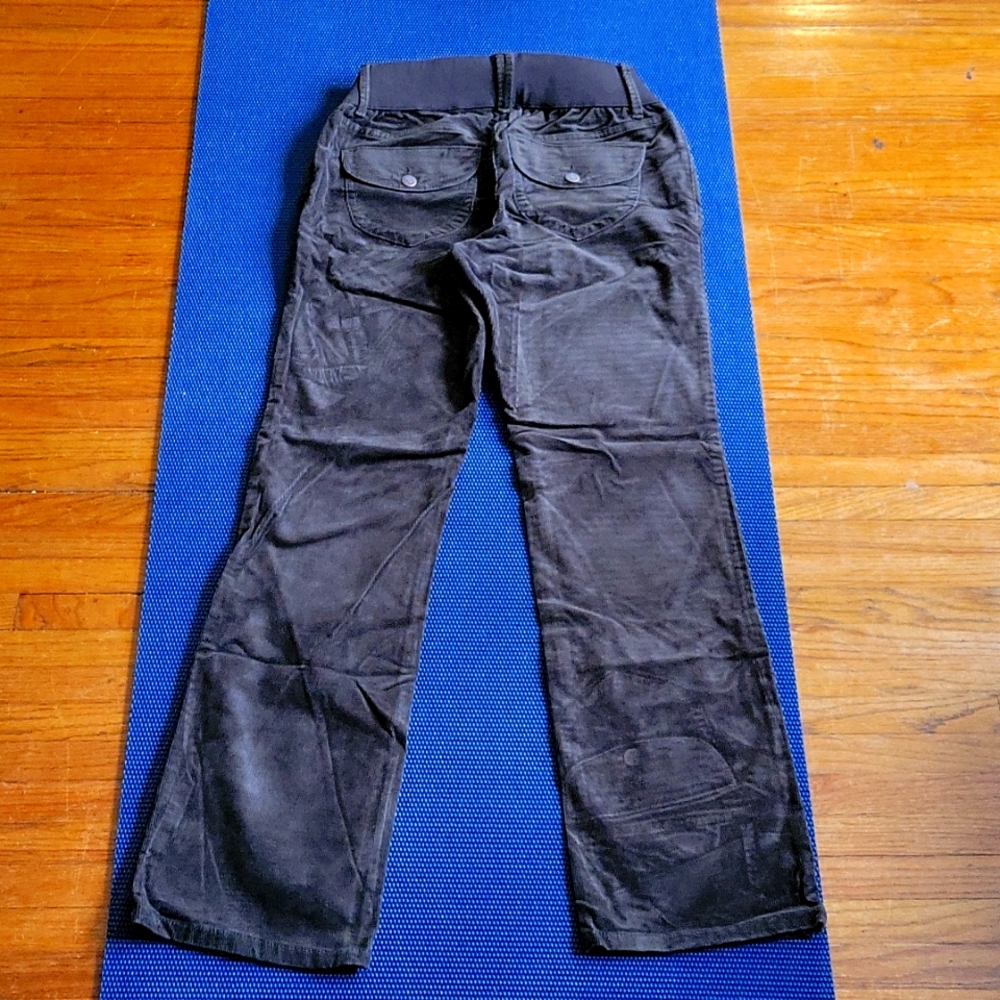 Old Navy Maternity Brown Corduroy Pants - Size Small - Picture 4 of 6